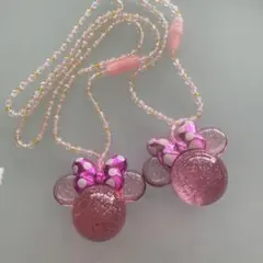 ディズニーランド　光るペンダント ペンダントライト　ミニー　２つ