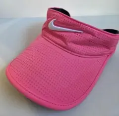 NIKE DRI-FIT サンバイザー ピンク ゴルフ テニス ランニングのサムネイル