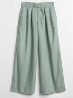 ☆新品・未使用☆Gap ハイライズ ワイドレッグパンツ リネンコットン