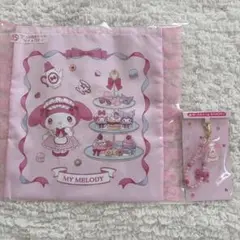 【新品未使用】マイメロトート、ストラップセット