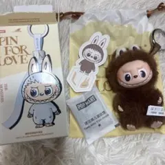 PIN FOR LOVE ラブブ ミニラブブ イニシャルラブブ【L】