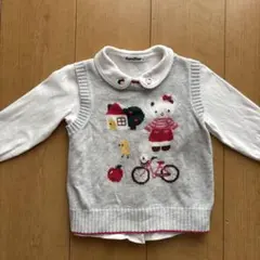 【familiar】シャツとベストの2点セット90㎝