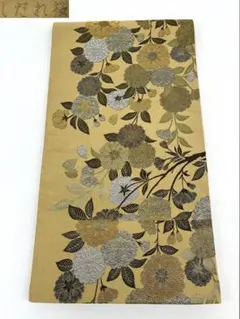 美品】お洒落♪レアデザイン 袋帯 【正絹 六通】鱗 草花丸紋 - メルカリ