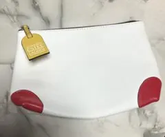 ESTEE LAUDER ポーチ ホワイト レッド ノベルティのサムネイル