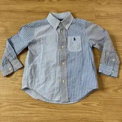 ⭐︎美品⭐︎ラルフローレン　ストライプシャツ　2T 95センチ