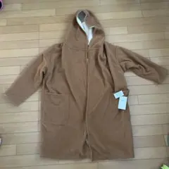 【新品タグ付】AZUL BY MOUSSY フーデッドコート キャメル フリース