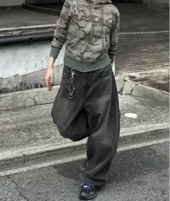 Chikashitsu +】super buggy denim pantsのサムネイル