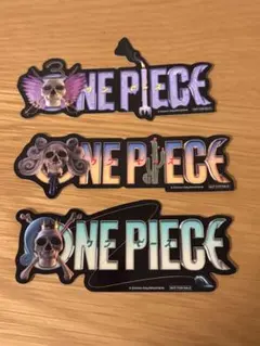 ONE PIECE スカルデザイン ステッカー 3枚セット
