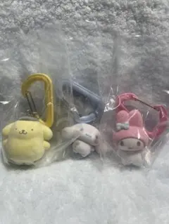 サンリオ　カラフルカラビナマスコットチャーム 3点セット
