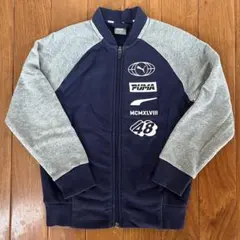 PUMA プーマ　ジップアップ　スウェット　130