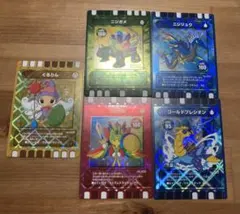 ぐるり森　レア　ぐるりん&キラカードセット