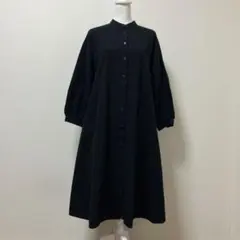 サマンサモスモス 綿100% 綿　ロングワンピース　春　黒　ブラック　ワンピース