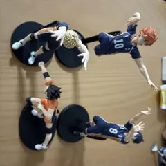 ハイキュー フィギュア プライズ 4体 ポージングフィギュア + ボイスドロップ