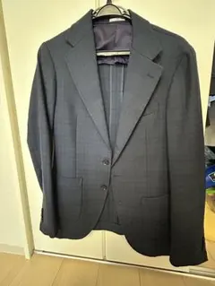 メンズジャケット　紺色　パープル