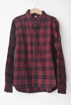 美品☆無印 チェックシャツ