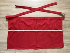 Franc franc ショートエプロン サロン 赤のサムネイル