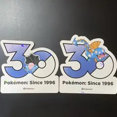 ポケモン メガフェスタ 30周年ランダムステッカー 韓国 マナフィ
