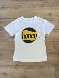 GANNI honey ロゴ Tシャツ ホワイトのサムネイル