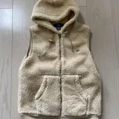 再値下げ GP フード付きクリームベスト