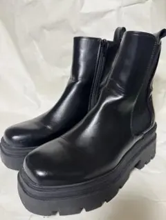 R&E トラックソールスクエアサイドゴアブーツ M