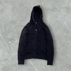00s OLD UNIQLO zip up hoodie Y2K black S