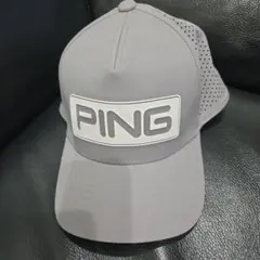 PING ゴルフ キャップ グレー