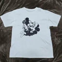 ミッキーマウス ミニーマウス Tシャツ　フリーサイズ