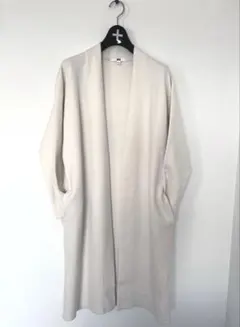 ユニクロ　レディース 長袖厚手ロングカーディガン　ベージュ