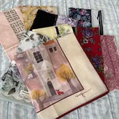 ハンカチセット 多様なデザイン 9枚