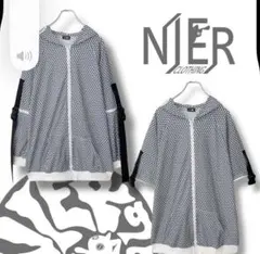 NIER 袖切り離し可能ハニカム柄2WAY ZIP OUTER