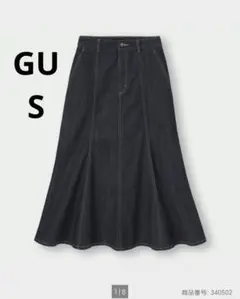 GU　デニムマーメイドスカートQ　S