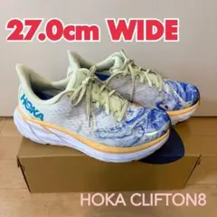27.0cm WIDE クリフトン8 HOKA ONEONE