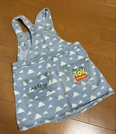 Littc リトシー　トイストーリー　デニムジャンパースカート　110