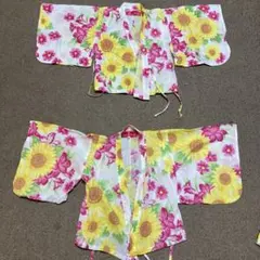 子供用　浴衣　双子セット