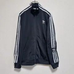 【美品USED】アディダス トラックジャケット 160 女性S 黒