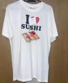 新品★I LOVE SUSHI Tシャツ★Lサイズ★ホワイト