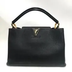 極美✨ルイヴィトン レザートリヨン カプシーヌPM ショルダー M42242 