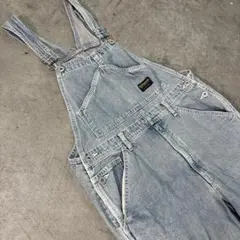 7LA2 サロペット　オールインワンデニム生地　ユニオンメイド　レディースM古着