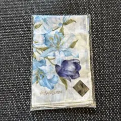 Yves Saint Laurent ハンカチ 花柄 ブルーのサムネイル