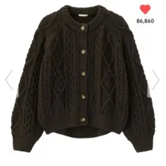 GU-ケーブルコクーンカーディガン