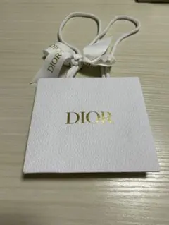 Dior ホワイトレザー調ショッパー