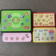 ポケモン メリーチョコレート 缶 4個セット