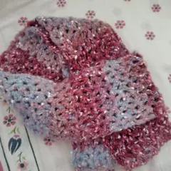 ハンドメイド　マフラー