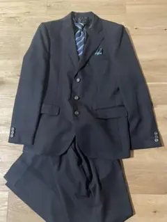 ブラックストライプスーツ セット　165cm