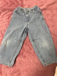 GU バレルレックジーンズ　120