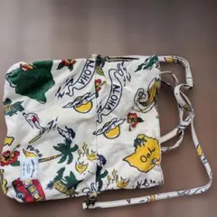 《未使用》ハワイアン柄 ショルダーバッグ