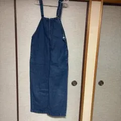 デニム サロペット ダークブルー