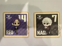 ブルーロックカフェ Special trip コースター　凪誠士郎　御影玲王