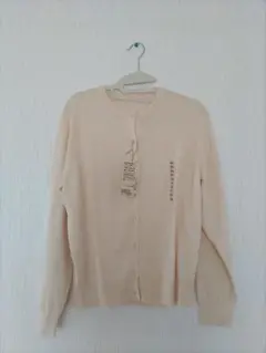 無印良品☆UVカット 強撚コットン クルーネック カーディガン