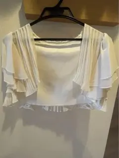 結婚式　パーティー　お呼ばれ　カーディガン　ボレロ